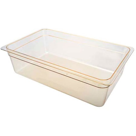 Cambro Pan, Food, H-Pan, Full, 6D, Amber For - Part No 16Hp150 16HP150